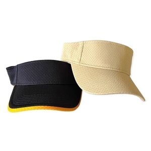 NWOT (2) Augusta Athletic Mesh Visors 1 Black & Gold, 1 Vegas Gold‌‌‌‌‌‌‌‌‌‌‌‌‌